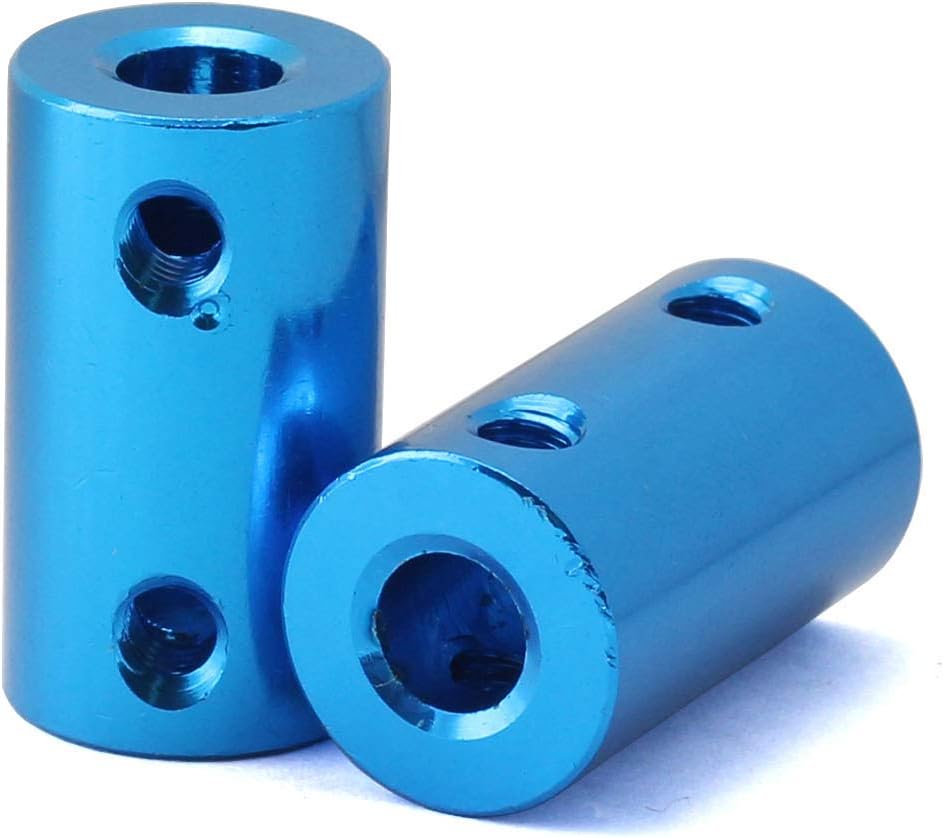 Flаѕh Dеаlѕ - 40% оƒƒ ZRM&E 2-Pack 5-8mm Aluminium Alloy Couplings Shaft DIY Car Boat Airplane Model Shaft Fitting Accessory 3D Printers Parts Motor Rigid Coupler Connector Blue