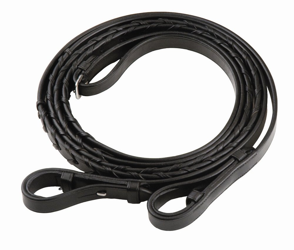 Henri de Rivel Pro Extra Long Flat Laced Reins