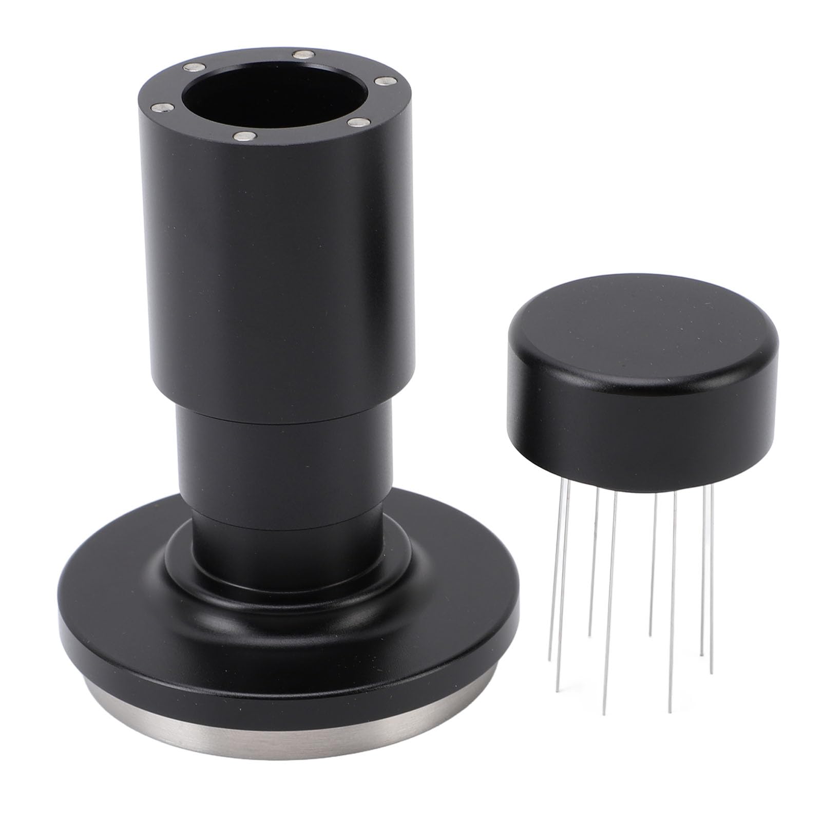 Fdit Pressacaffè 58mm in Acciaio Inox 2 in 1 con Molla Tarata per