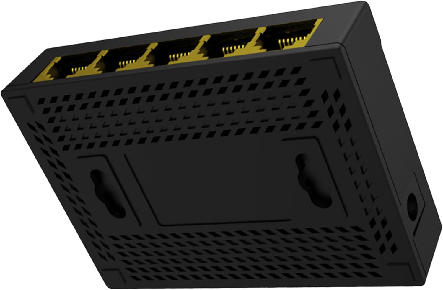 Bottom view of Netis ST3105GC 5-Port Gigabit Ethernet Switch with mounting holes