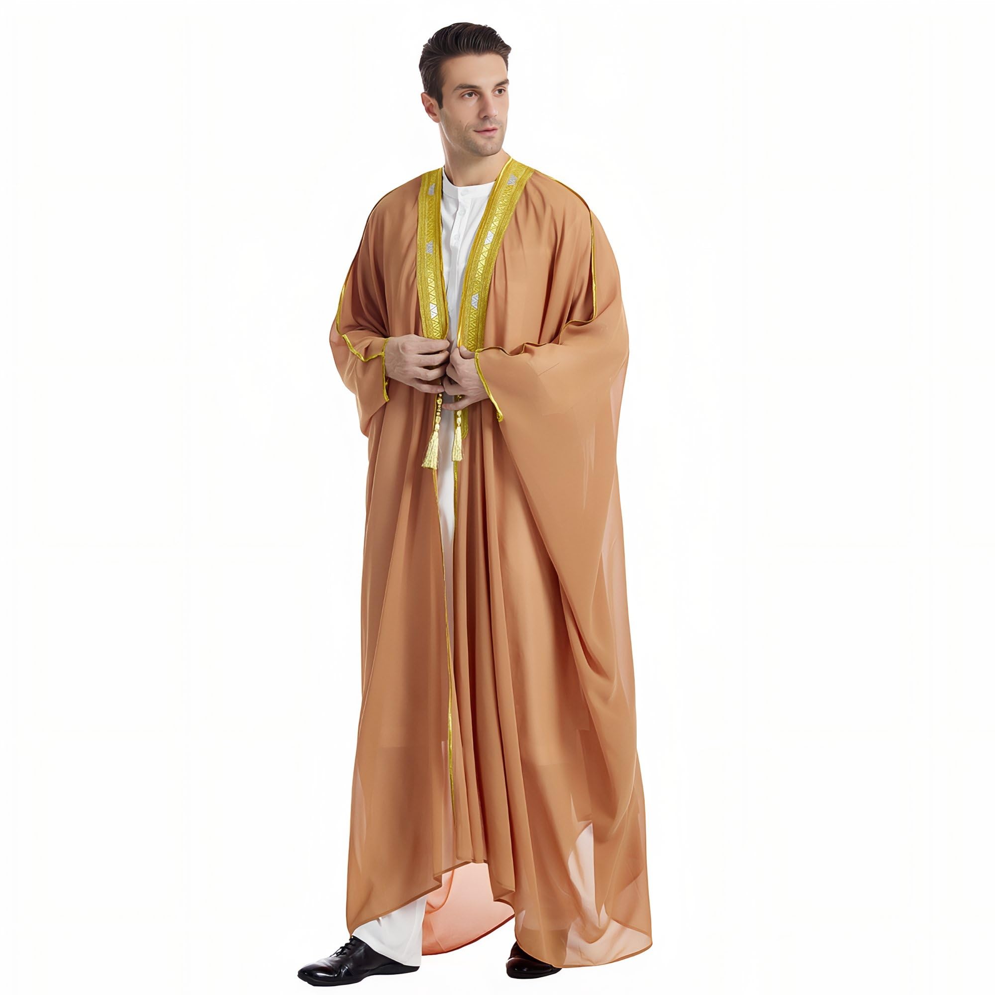 Caftán para Hombre – Túnica Musulmana Abaya Djellaba