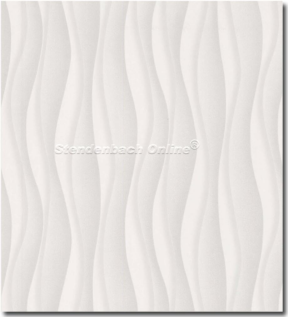 Illusion White Wave Wallpaper 20501