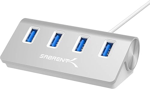 Miniatura 7 de SABRENT Concentrador USB-C de 3 puertos con USB PD 3.0, 1 puerto USB-A de 5 Gbps, 2 puertos USB-A de 480 Mbps, 1 puerto USB-C de 5 Gbps con entrega