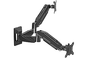 MOUNT PRO Wall Mount Dual Monitor Arm