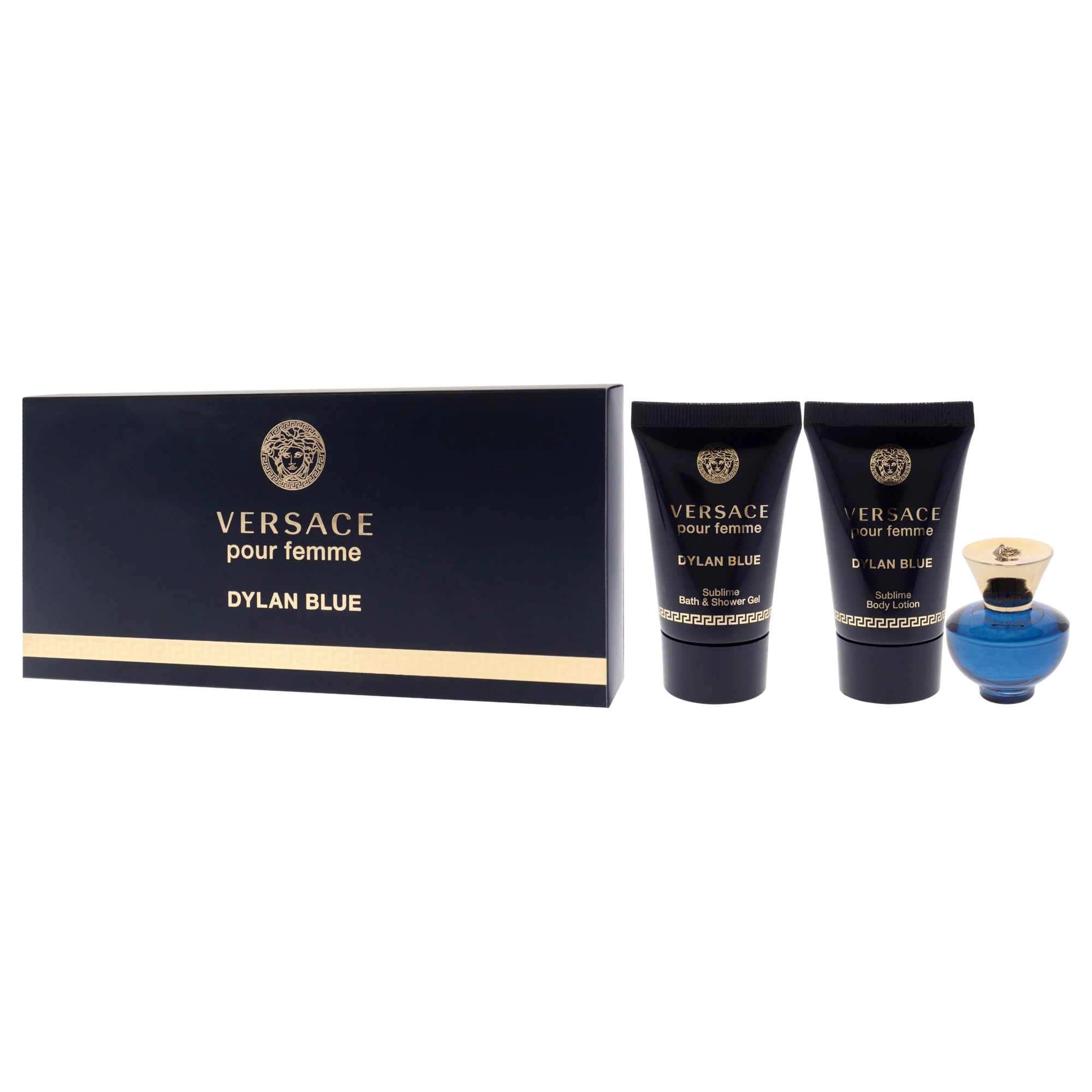 Amazon.com : Versace Dylan Blue 3 Piece Mini Gift Set For Women