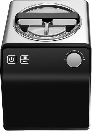 Miniatura 9 de VEVOR Máquina automática vertical de helados con compresor integrado, 2 cuartos de galón sin precongelación de yogur de frutas, máquina eléctrica de