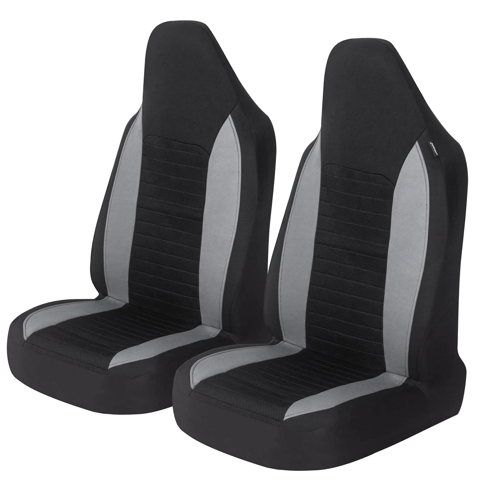 Coprisedili Auto Per Toyota Aygo - Set 7 Pezzi Anteriori E Posteriori, Nero/Blu, Made In Italy - Foto 3