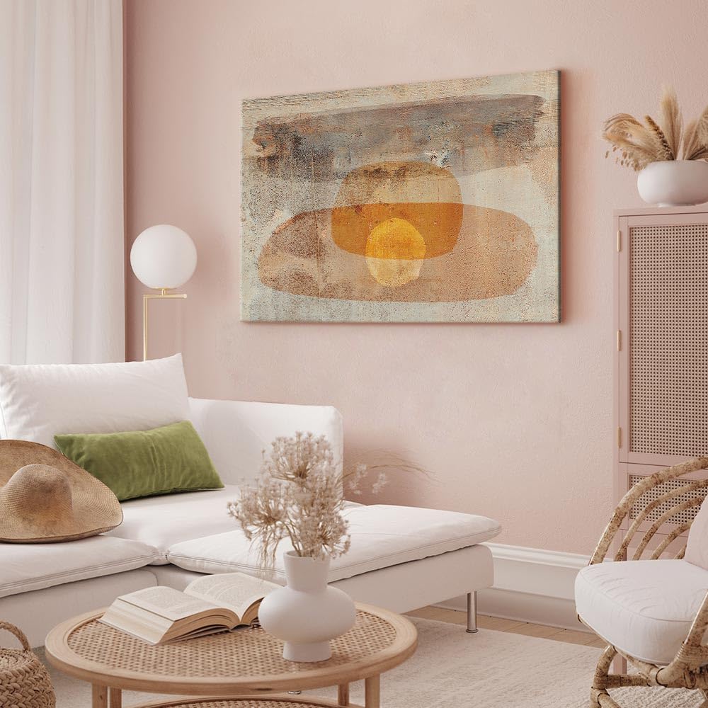murando - Panneau Acoustique Mural, Tableau Décoration Abstrait 120x80 cm | Mousse Acoustique - 2,6 cm, Réduit les échos la chambre, Décoration Murale Moderne 2-en-1, Toile tendue sur châssis en Bois