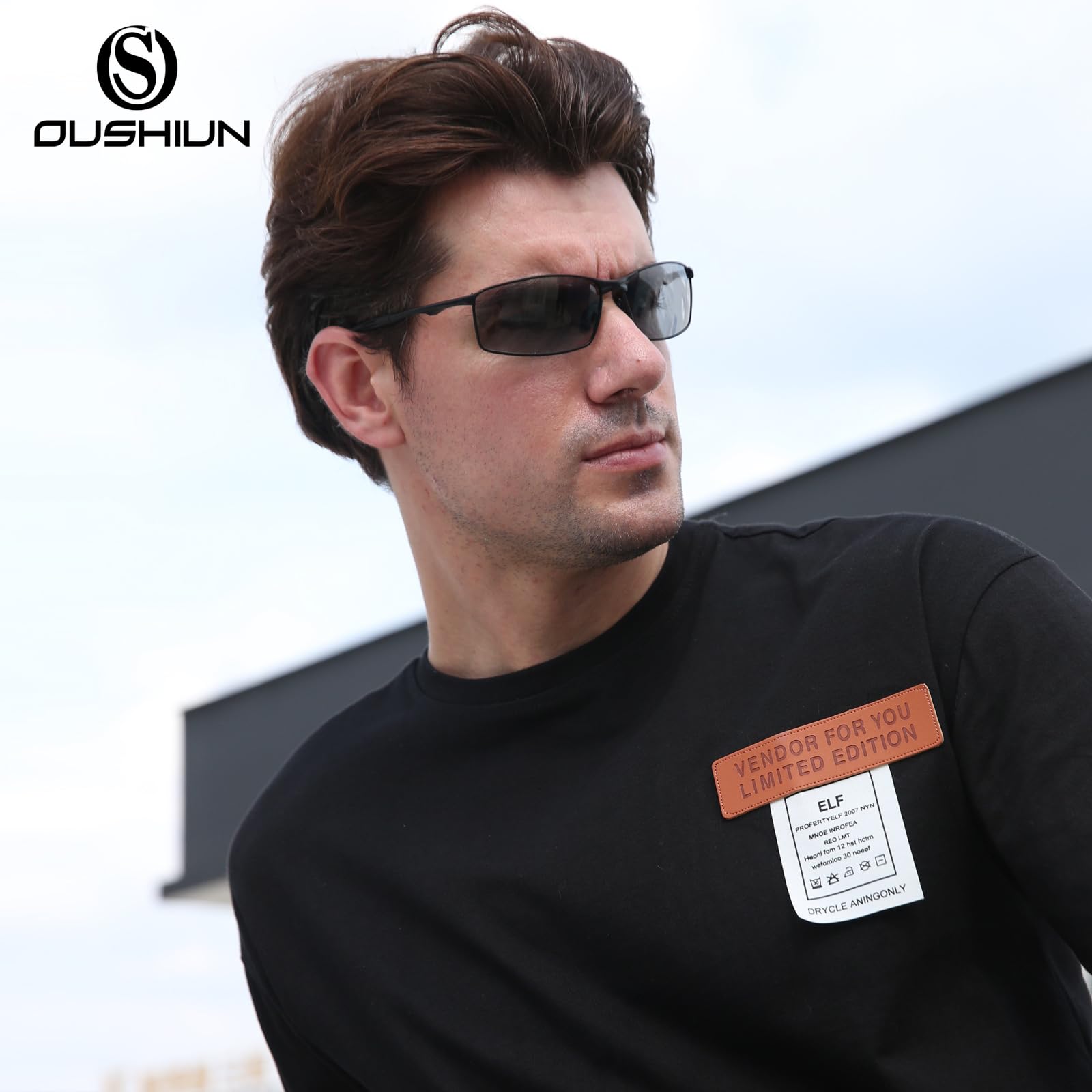 Occhiali sportivi da uomo polarizzati occhiali da sole per esterni telaio in metallo protezione UV guida pesca ciclismo corsa occhiali