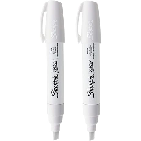 Super Sharpie Paint Markers White (Pack of 2), Sharpie Sanford 35568