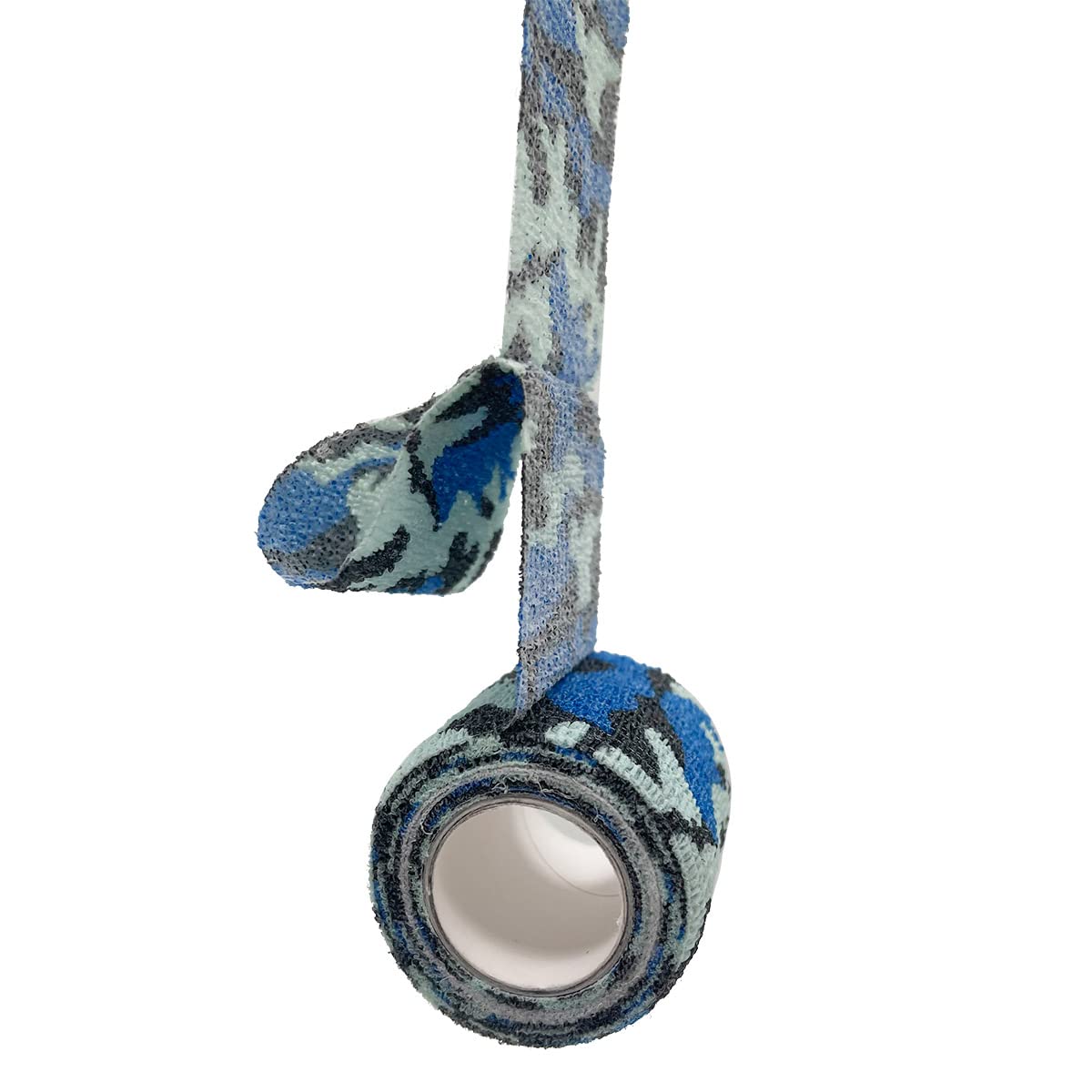 vendas, Cinta elástica de camuflaje 4,8 m, autoadhesiva, for deportes, for rodillas, dedos y tobillos(Black and white camo,7.5cmx4.8m)