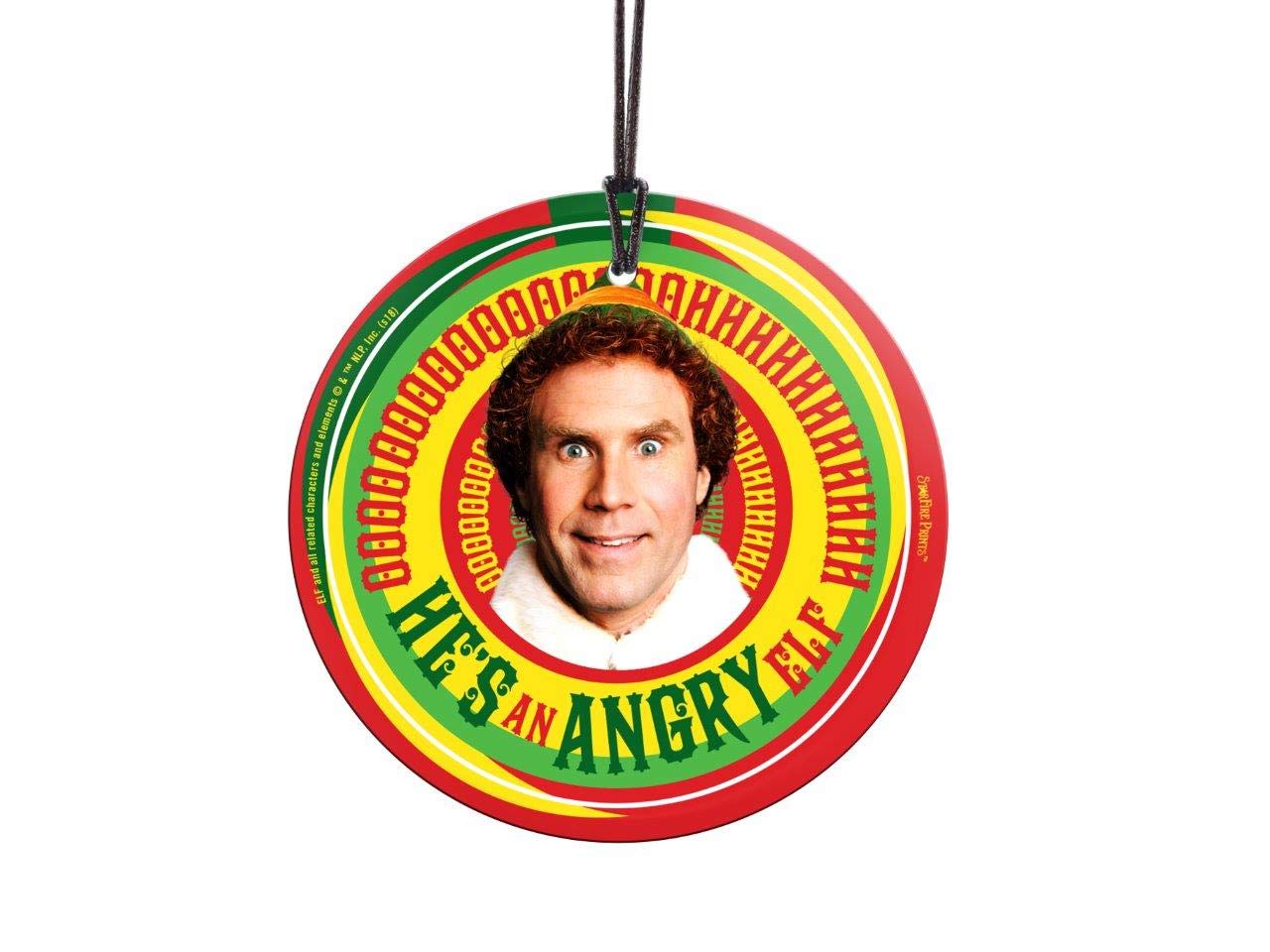 Trend SettersWill Ferrell - Buddy The Elf - Angry Elf - Christmas Movie Collectible - Suncatcher Hanging Glass Collectible