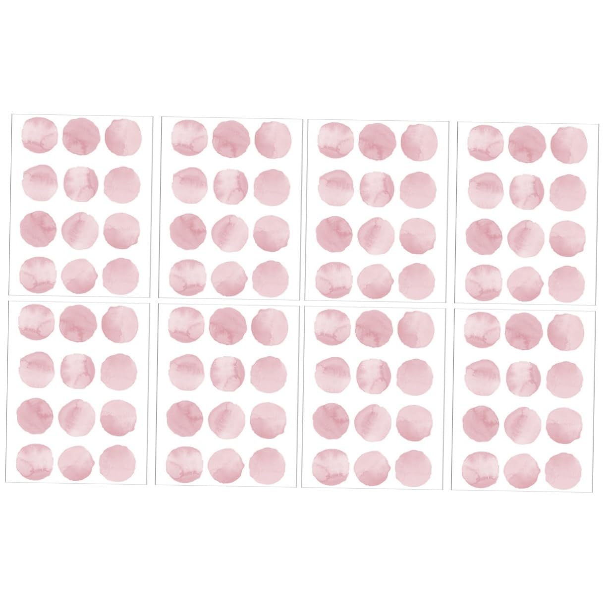 Pegatinas de puntos BESTonZON adhesivos removibles de pared infantiles de 8 hojas