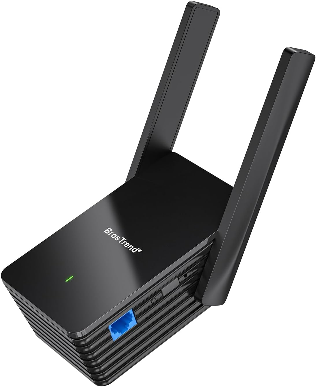 BrosTrend AX1500 WiFi 6 Universal WiFi to Ethernet Adapter with RJ45 Gigabit Port, Dual Band WiFi Bridge for PC, Printer, Smart TV, Blu-Ray Player, PlayStation, DVR, etc. Wireless to Wired Convert