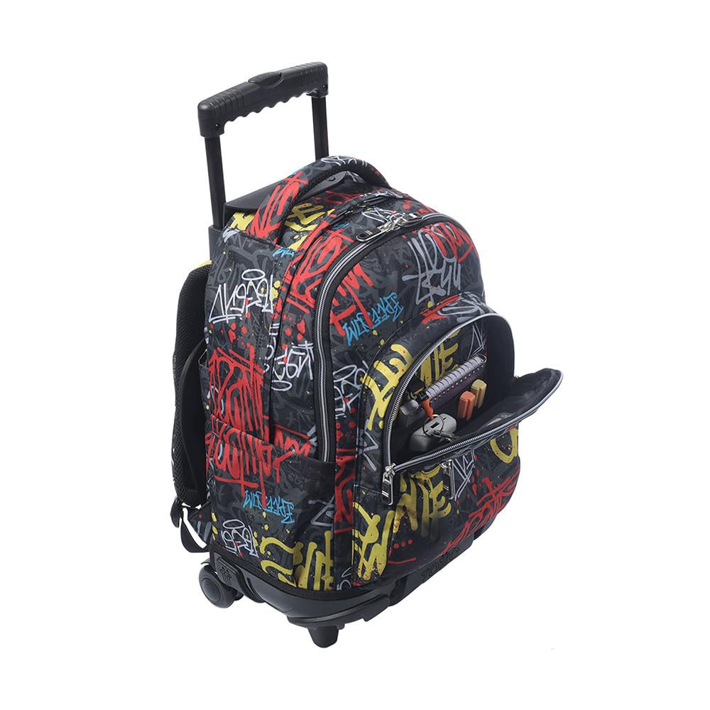 TOTTO Mochila Escolar Ruedas GRAFIL Gris Unisex-Adulto Gris 60