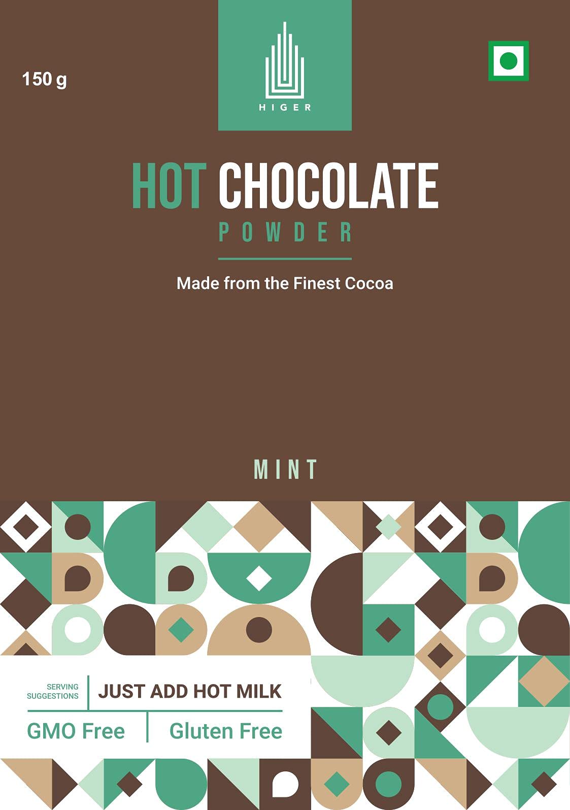 HIGER HOT CHOCOLATE POWDER Higer Hot Chocolate Mint 150G Powder-image-10
