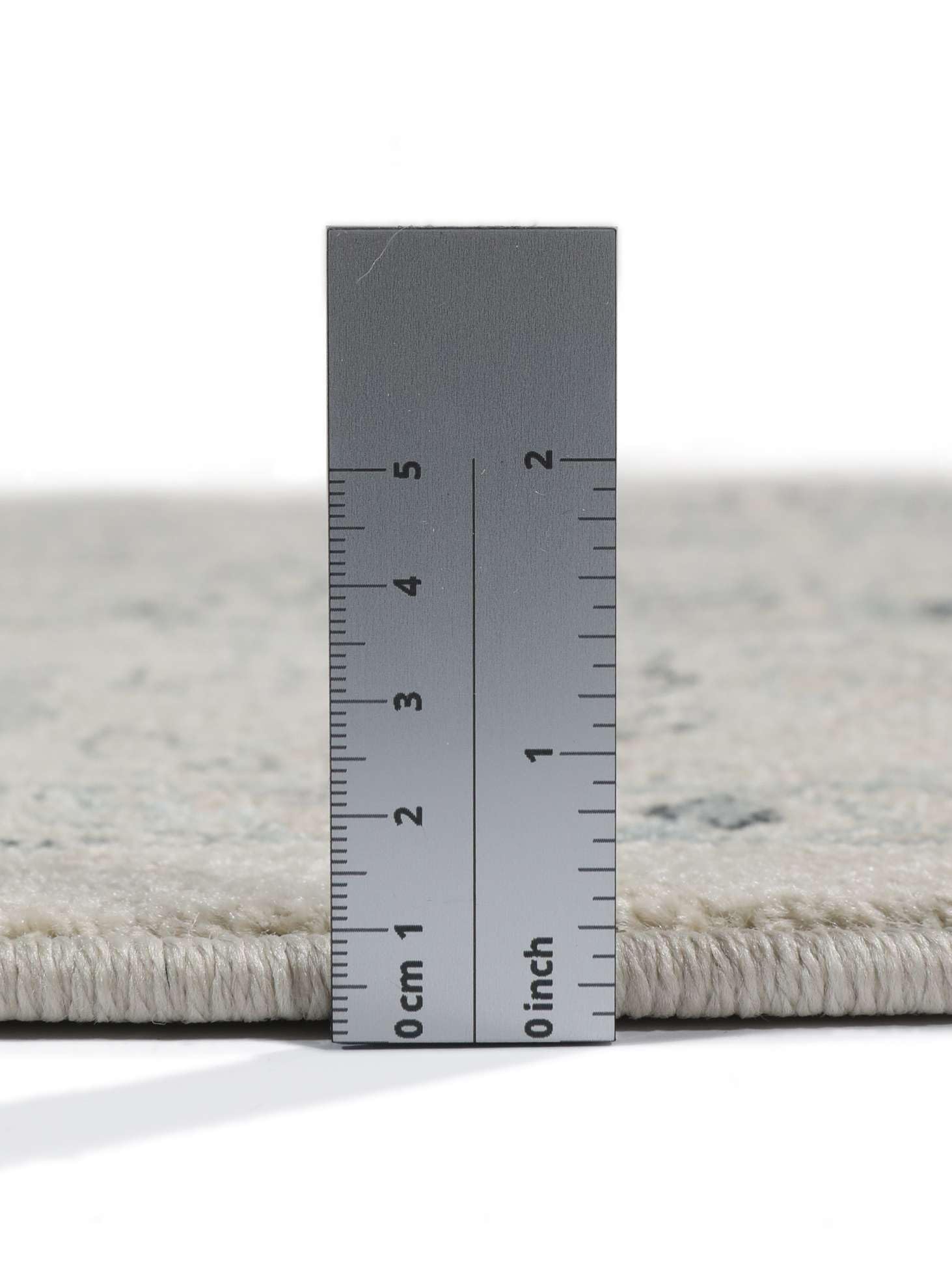 RugVista Ziegler Greenville Tapis, Ø 250 cm, Blanc crème Beige/Clair Bleu