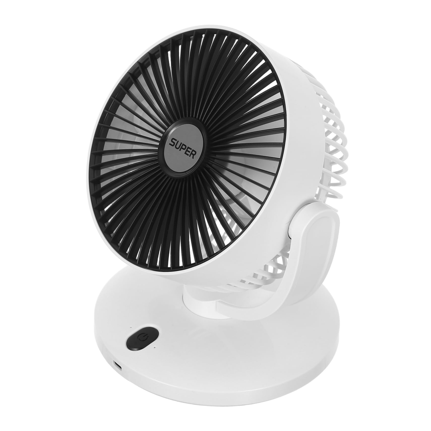 Ventilateur USB rechargeable portable petit ventilateur de bureau silencieux chambre