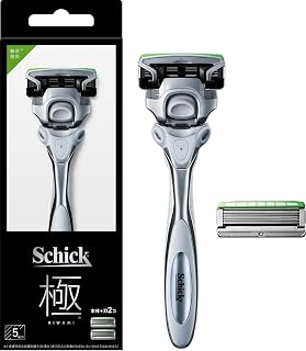 Schick(シック) 極 KIWAMI 敏感肌用 5枚刃 ホルダー(刃付き+替刃1コ入) 髭剃り カミソリ