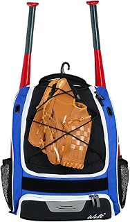 Genérico Bolsas para Murciélagos Béisbol - bolsaa para Equipo De Béisbol | bolsaa De Softbol, Mochila Oxford Impermeable Resistente Al Desgarro para Niños, Jóvenes, Adultos, Compartimento Principal