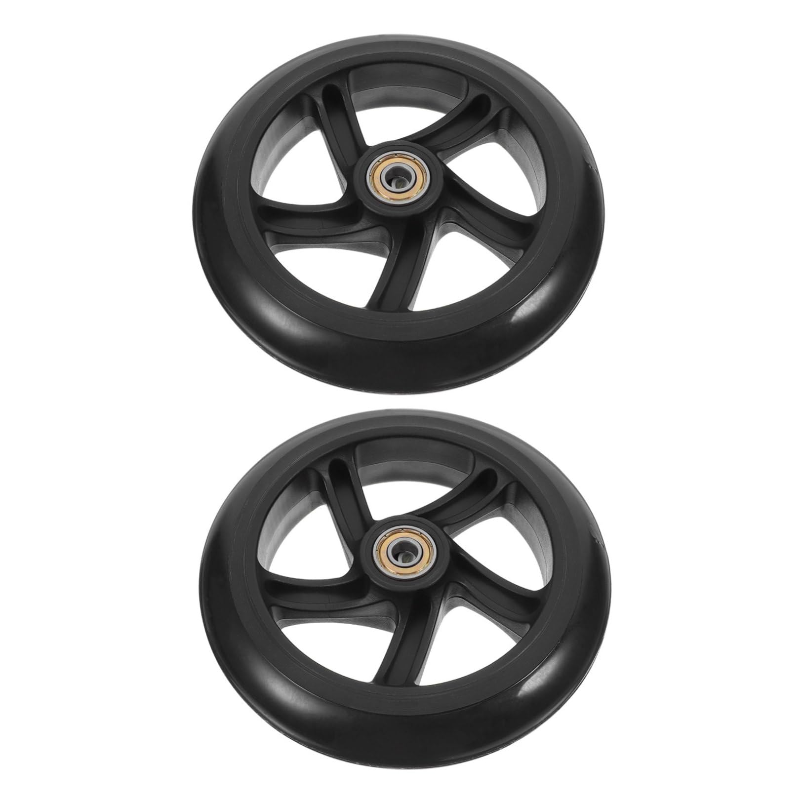 GANAZONO 2pcs Outdoor Scooter Wheels Silent Wheels for Skateboards and Scooters Enhanced Grip Accessories