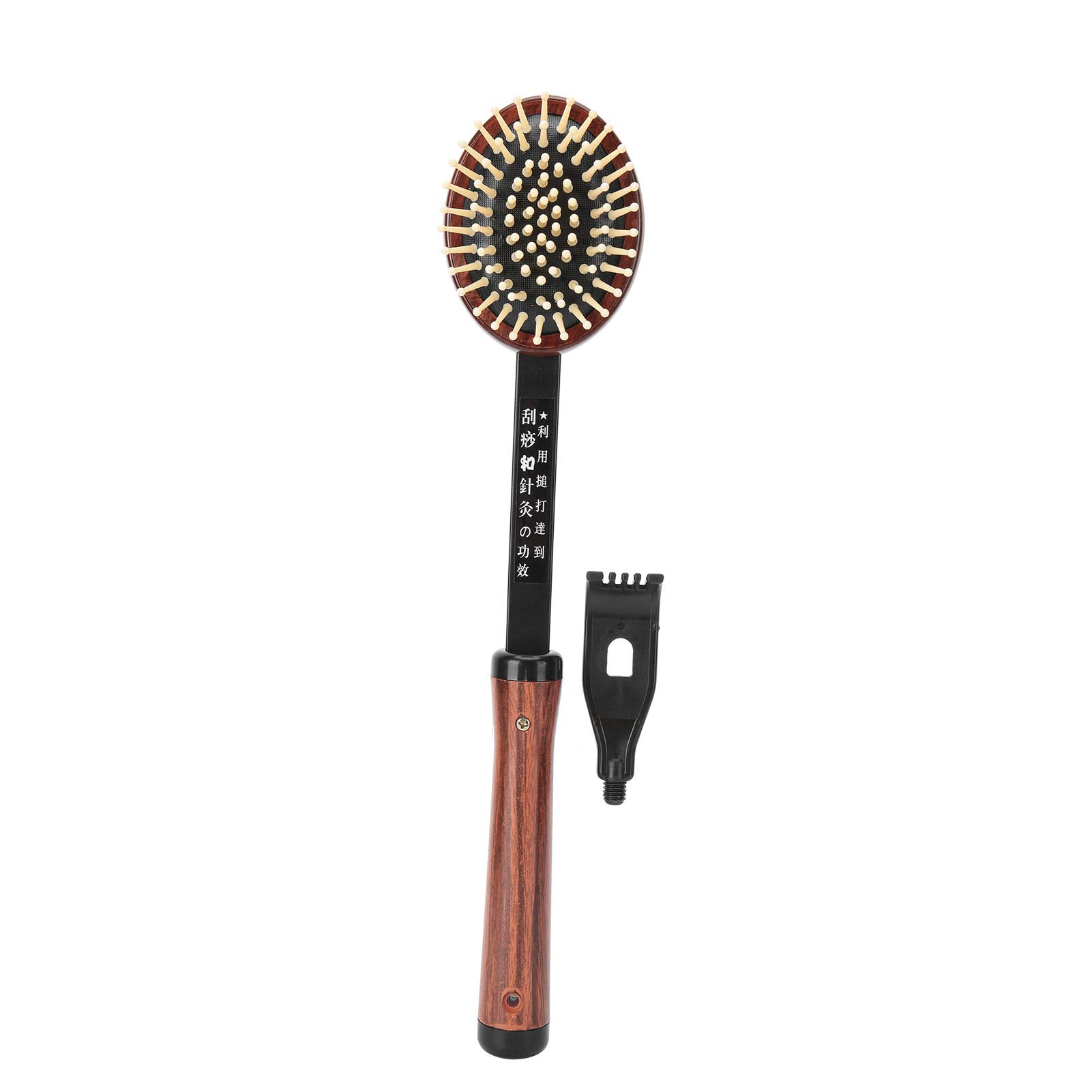 Naroote Manueller Massagehammer, Kopfhautmassagegerät, Rückenkratzer Zum Ausbaggern von Kanälen und Kollateralen, Geeignet für Körperteile mit Schwerer und Leichter Kraft, 3-in-1-