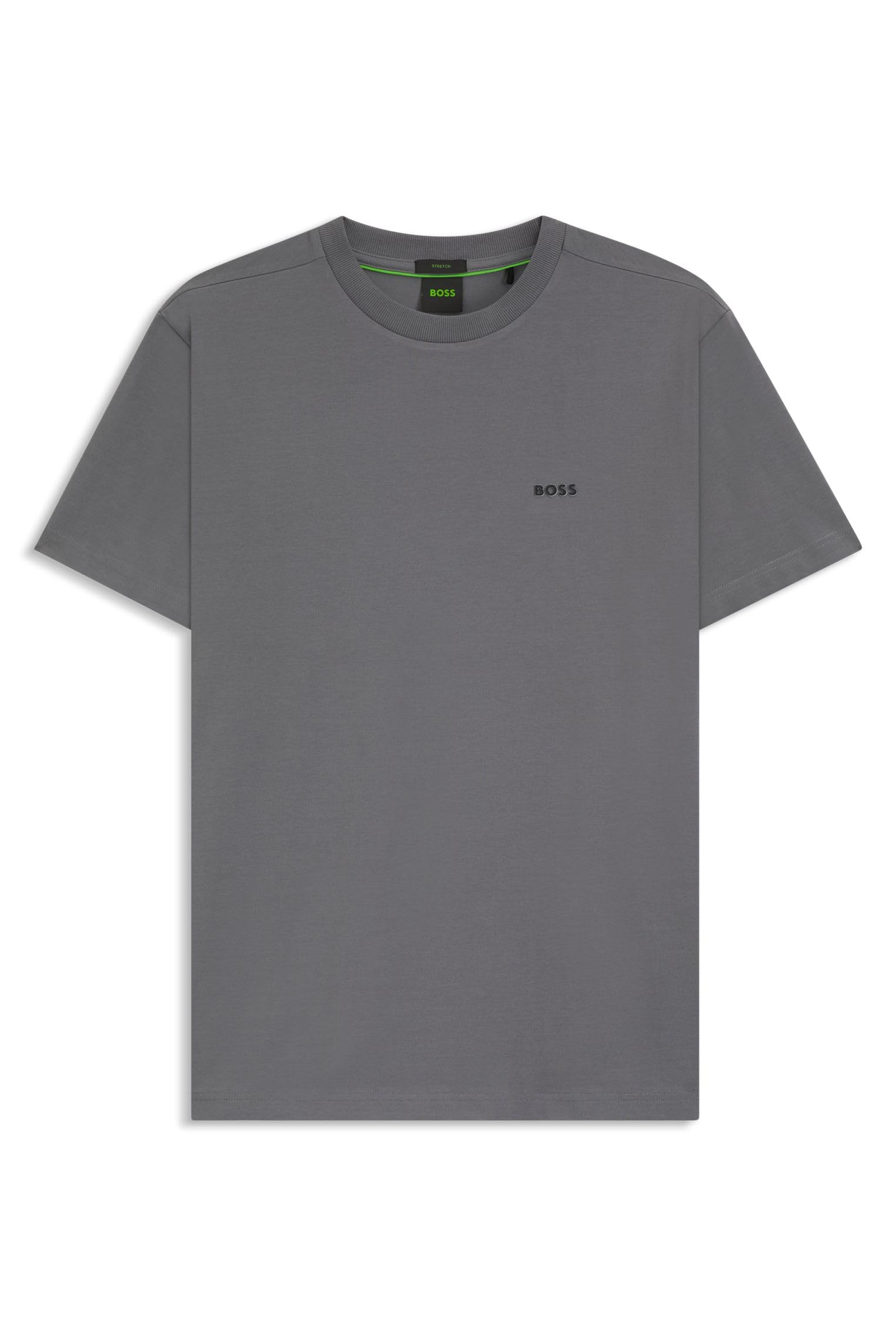 BOSS Herren Tee IN T-Shirt aus Stretch-Baumwolle mit Logo-Detail