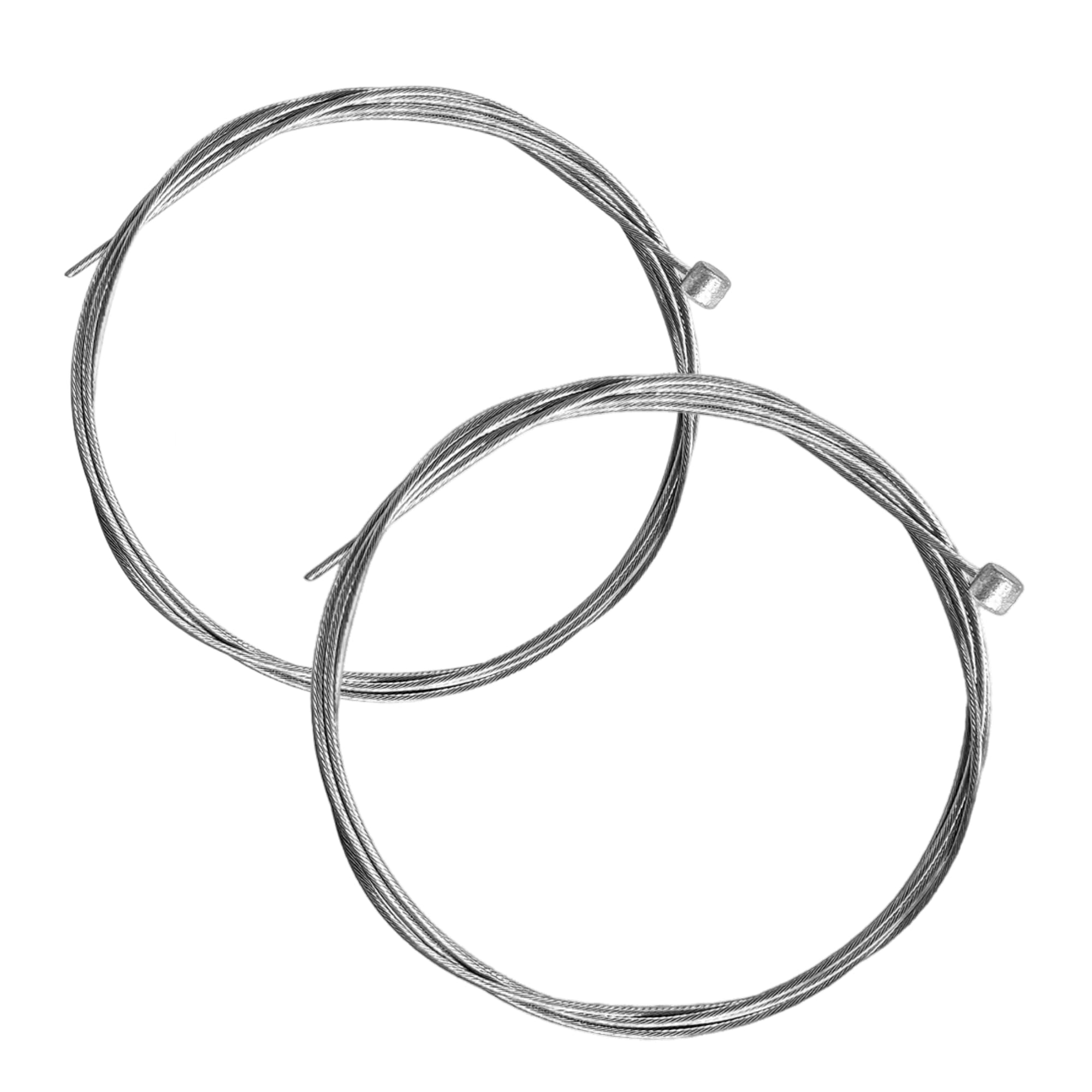 Trifletopia Silver 2Pcs Stainless Steel Bike Brake Cables, Front And Rear Replacement Inner Wire For Mountain, Road & Hybrid Bikes, Durable And Smooth Brake Wire