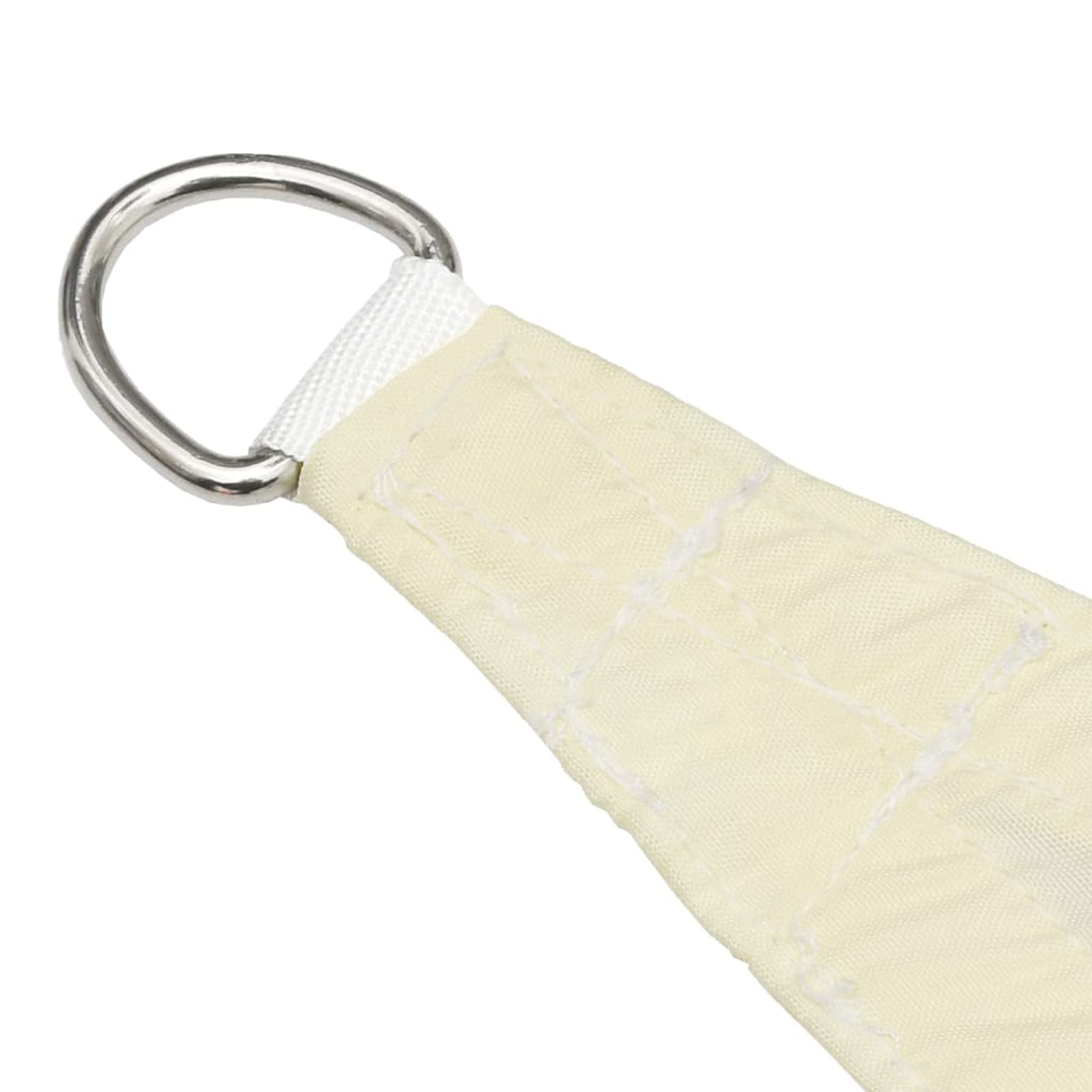 Parasole a Vela Oxford Rettangolare 3,5x4,5 m Crema,Tenda a Vela Impermeabile Rettangolare Vela Ombreggiante Parasole Protezione Raggi UV per Esterno Giardino terrazza
