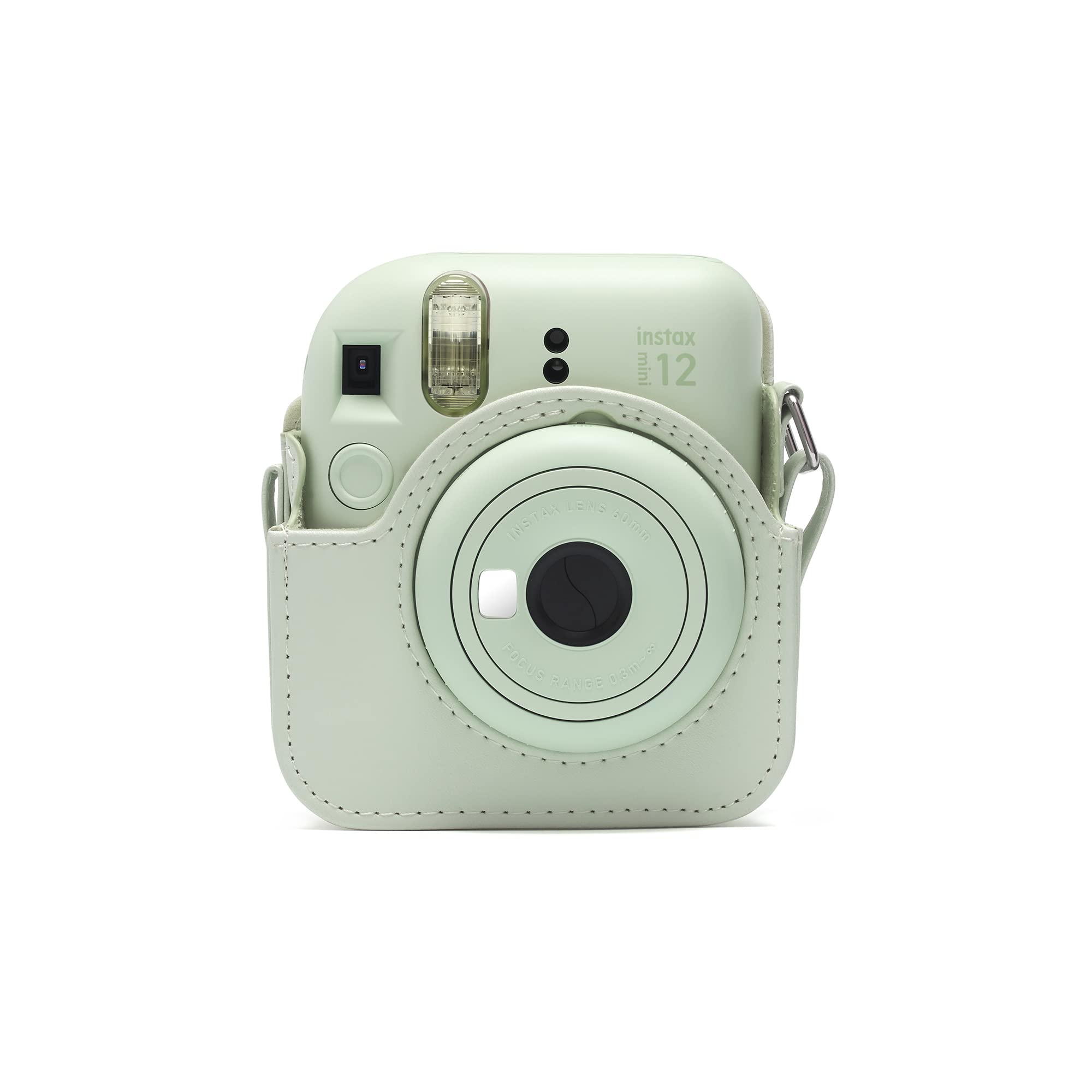 Fujifilm instax mini 12 Mint Green - Macchina Fotografica Istantanea & mini 12 custodia per fotocamera, Verde Menta