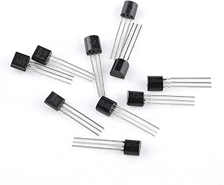 Transistors Assortment Kit 200pcs 10 Values BC337, BC327, 2N2222, 2N2907, 2N3904, 2N3906 Silicon Transistors Assortmen with Transparent Box