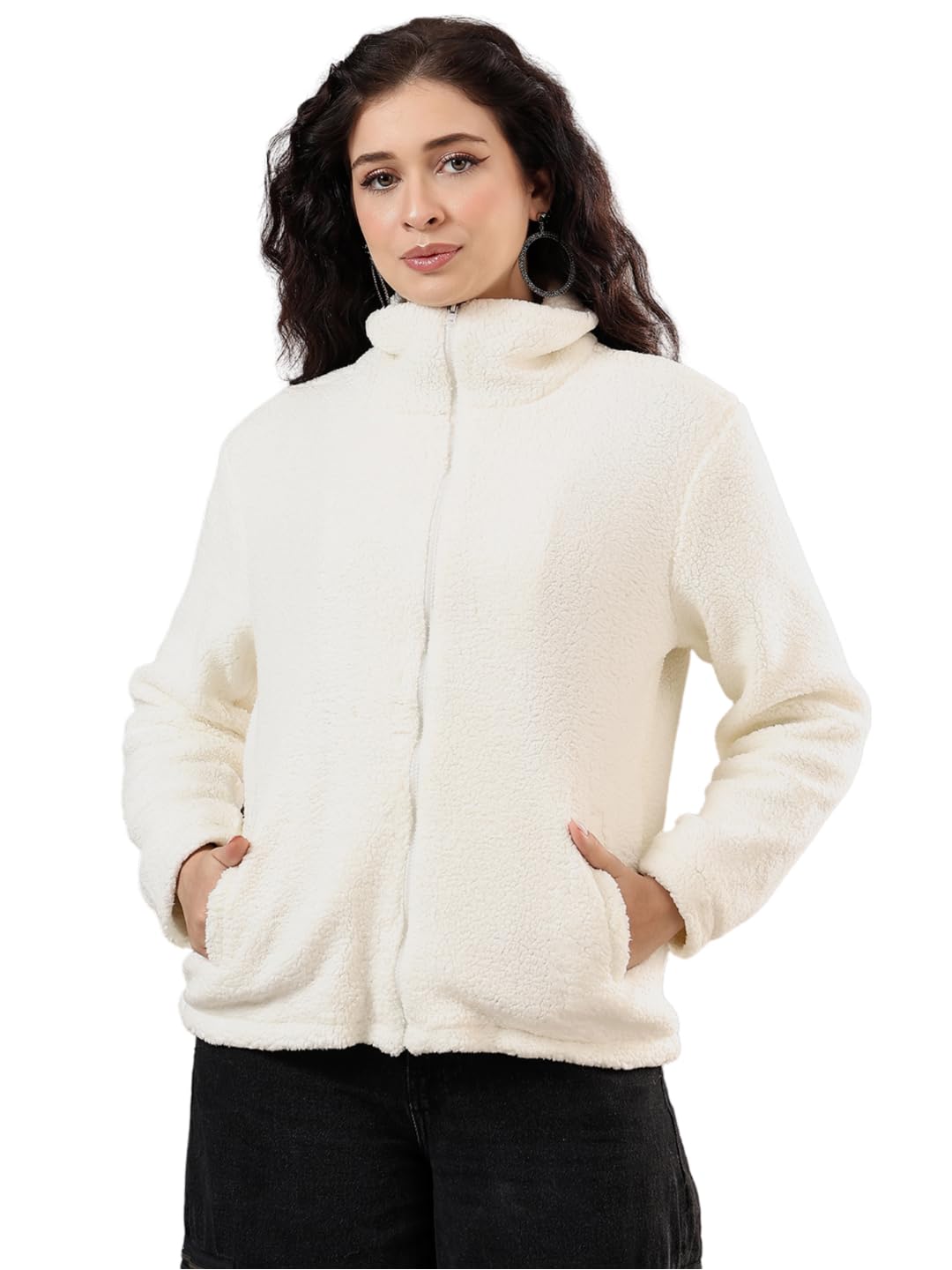 kotty Women's Stylish and Warm Winter Coat Faux Fur Jacket-picture-44