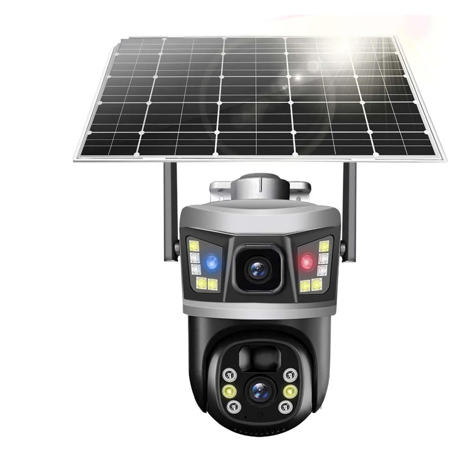 4Gソーラー式 12MP 監視PTZカメラ Amazon.com : QDVOPHZA 6K 12MP Solar Camera Dual Lens Dual Screen