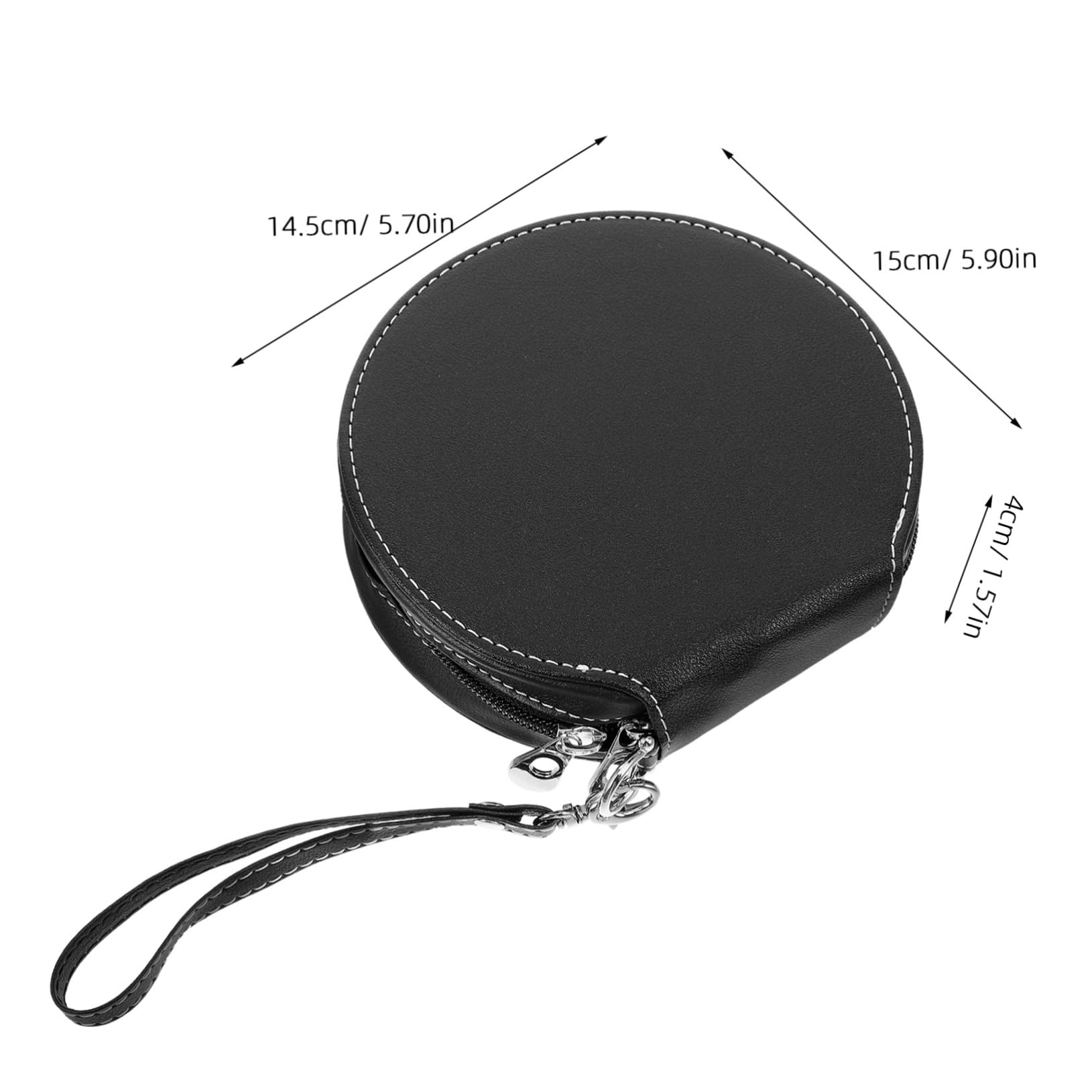 HOLIDYOYO Car CD Holder Capacity Portable Disc Storage Case for Car Durable CD Wallet Pouch for DVDs and for Home and Travel Compact and Easy to Clean