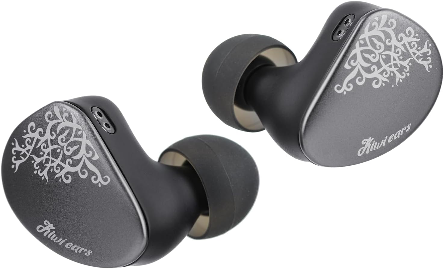 Kiwi Ears Cadenza II in Ear Monitor, 10mm Titanium Dynamic Driver IEM Earphone + Tripowin Zonie 2M in Ear Monitor Cable 2-Pin