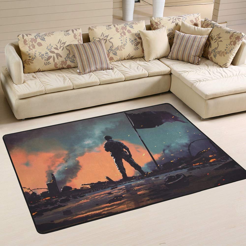 Tapis de grande taille Chehong grand format en polaire pour salon
