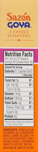 Vista 17 de Goya Foods Sazón Condimento con cilantro y Annatto, 1.41 onzas (paquete de 36)