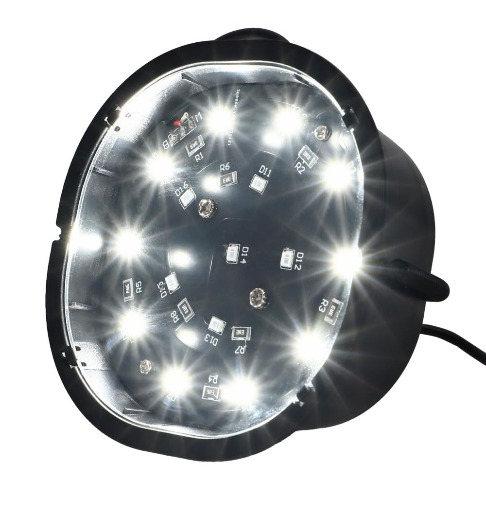 Hobby Terraristik Terra Fix & Easy Nano LED I Iluminación LED regulable para terrarios I Lámpara de terrario con temperatura de color ajustable I Iluminación de terrarios para reptiles, anfibios y