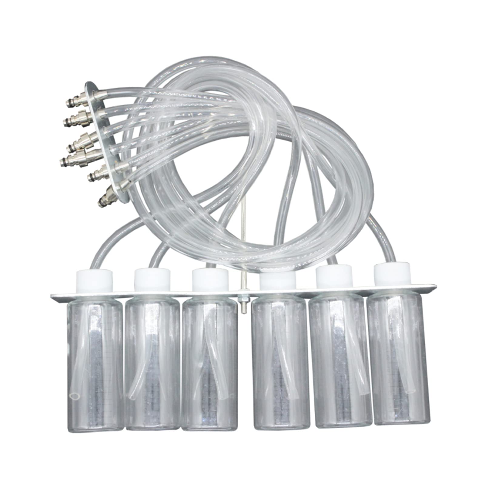 Zestaw i adapter przepływomierza oleju napędowego Zestaw 6-cylindrowych szyn z tworzywa sztucznego Narzędzie testowe adaptera Common Rail, adapter Common Rail Zestaw testera paliwa Narzędzia motoryz