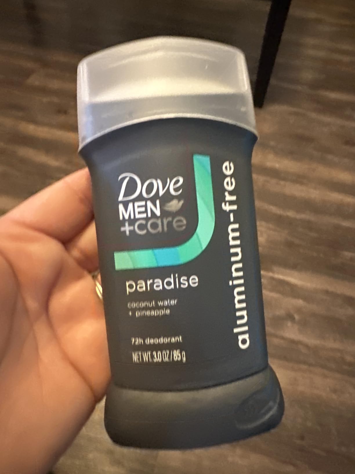 Unilever DOVE MEN + CARE Aluminum‑Free Deodorant Stick, Paradise Mood Boosting Scent, 72h Odor Protection, 3 oz