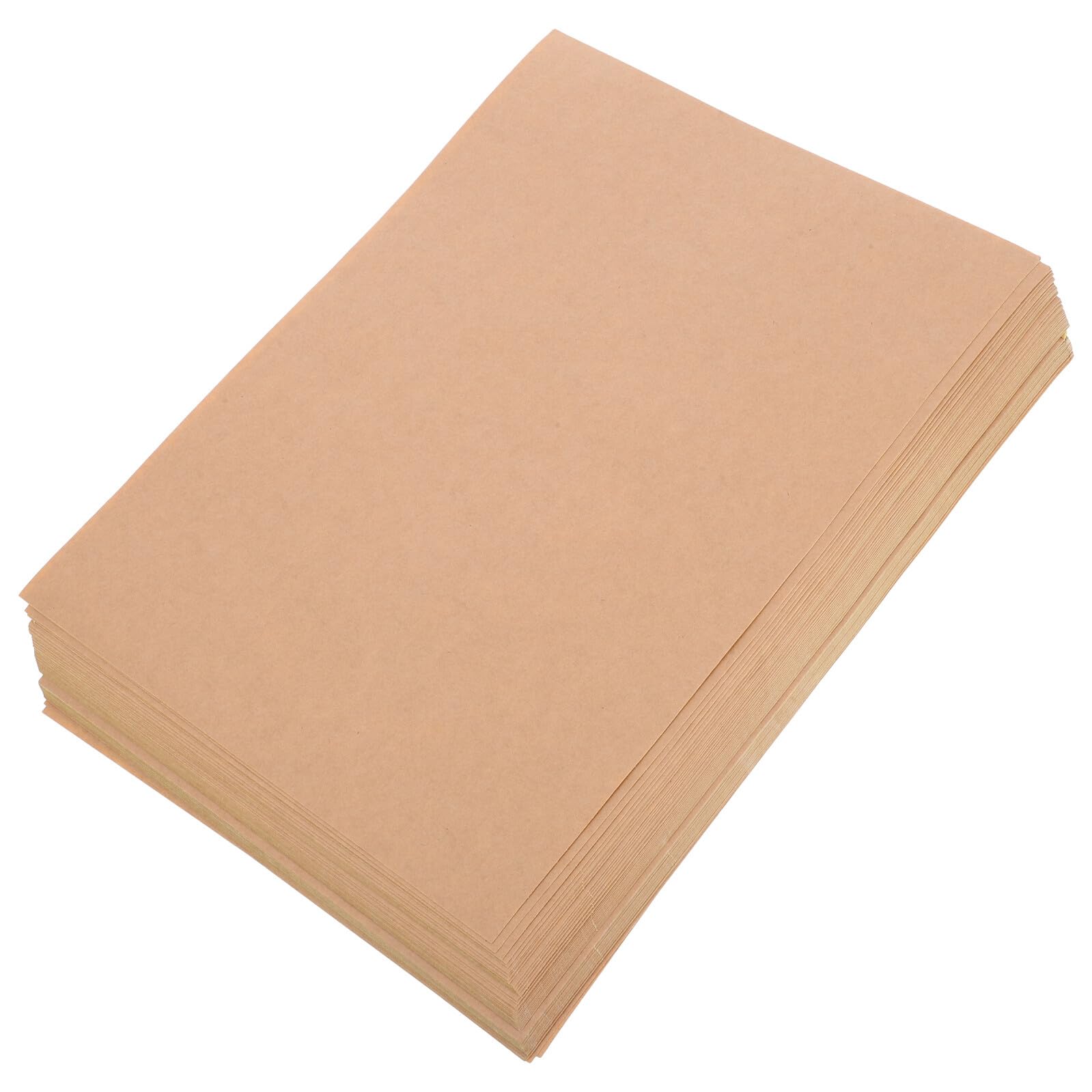 DOITOOL 50fogli Carta Adesiva per Stampante Etichette Adesive in Carta Kraft Stampabili Autoadesive per Adesivi in Kraft