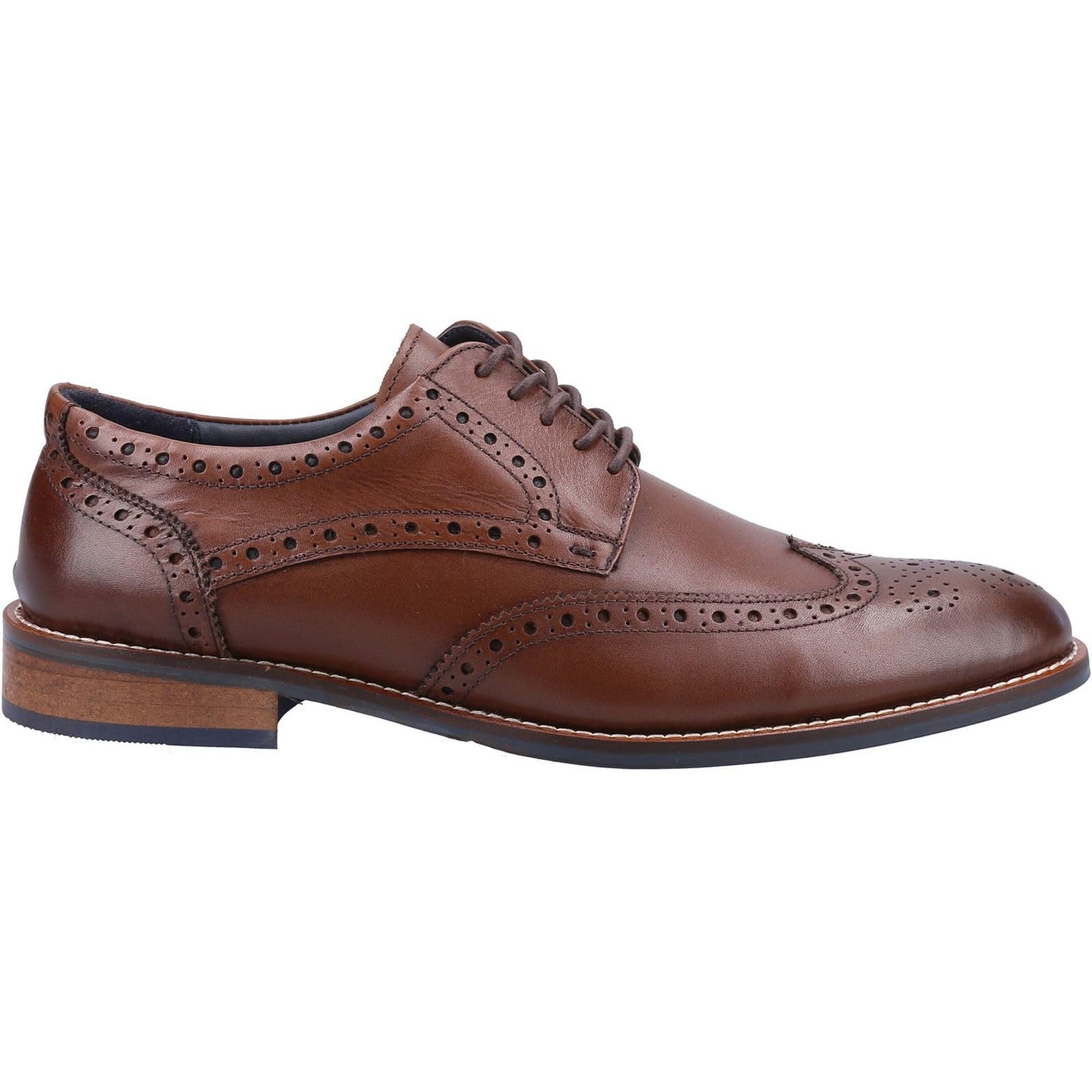 Hush Puppies Męskie buty Dustin Brogue, Choc, 44.5 EU