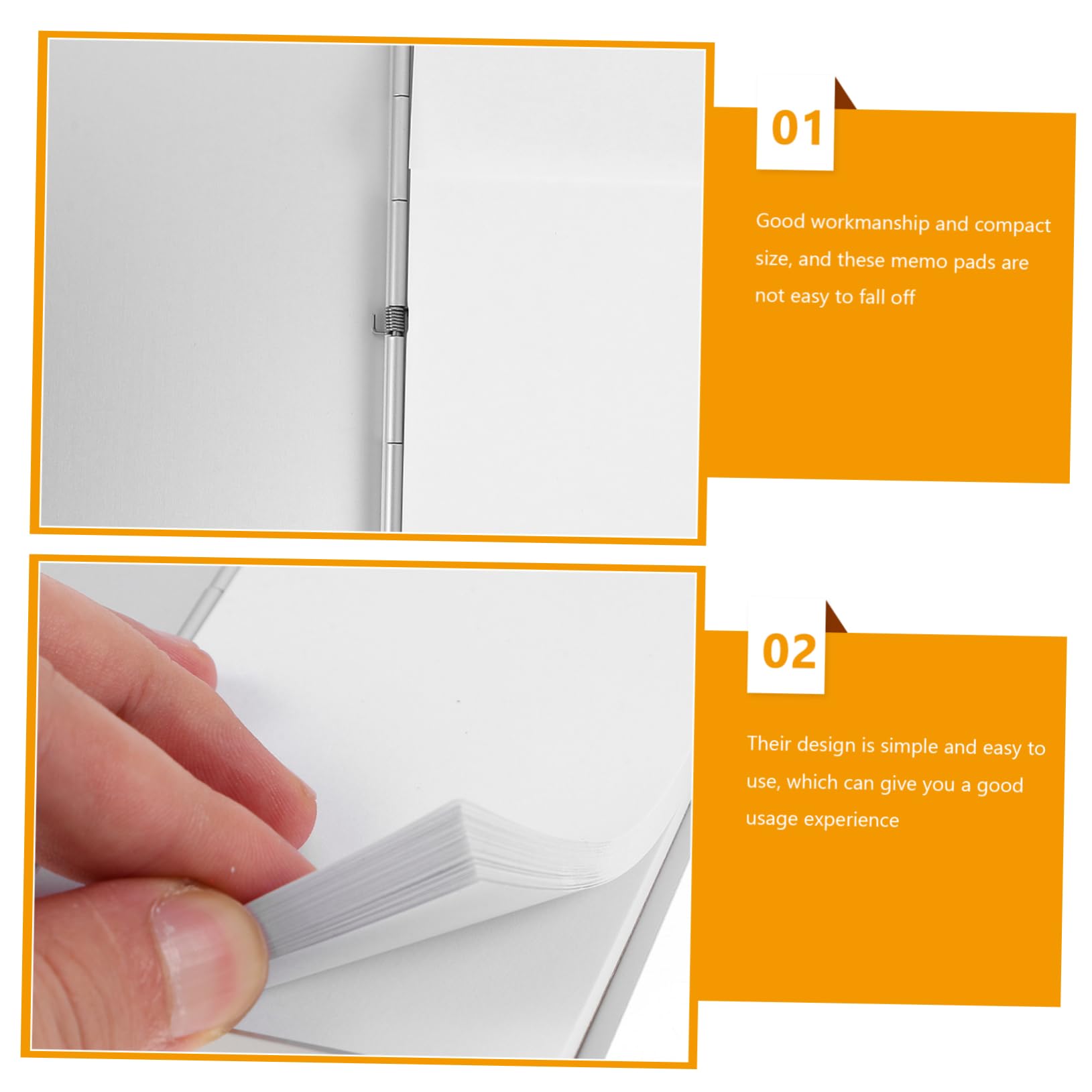 10pezzi Mini Taccuino Metallo Con Design e Portatile Blocco Note Tearable Ufficio Taccuino Tascabile Alluminio Per Studio e Lavoro