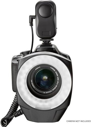 Anillo de luz LED macro dual compatible con Nikon COOLPIX P900 y P950