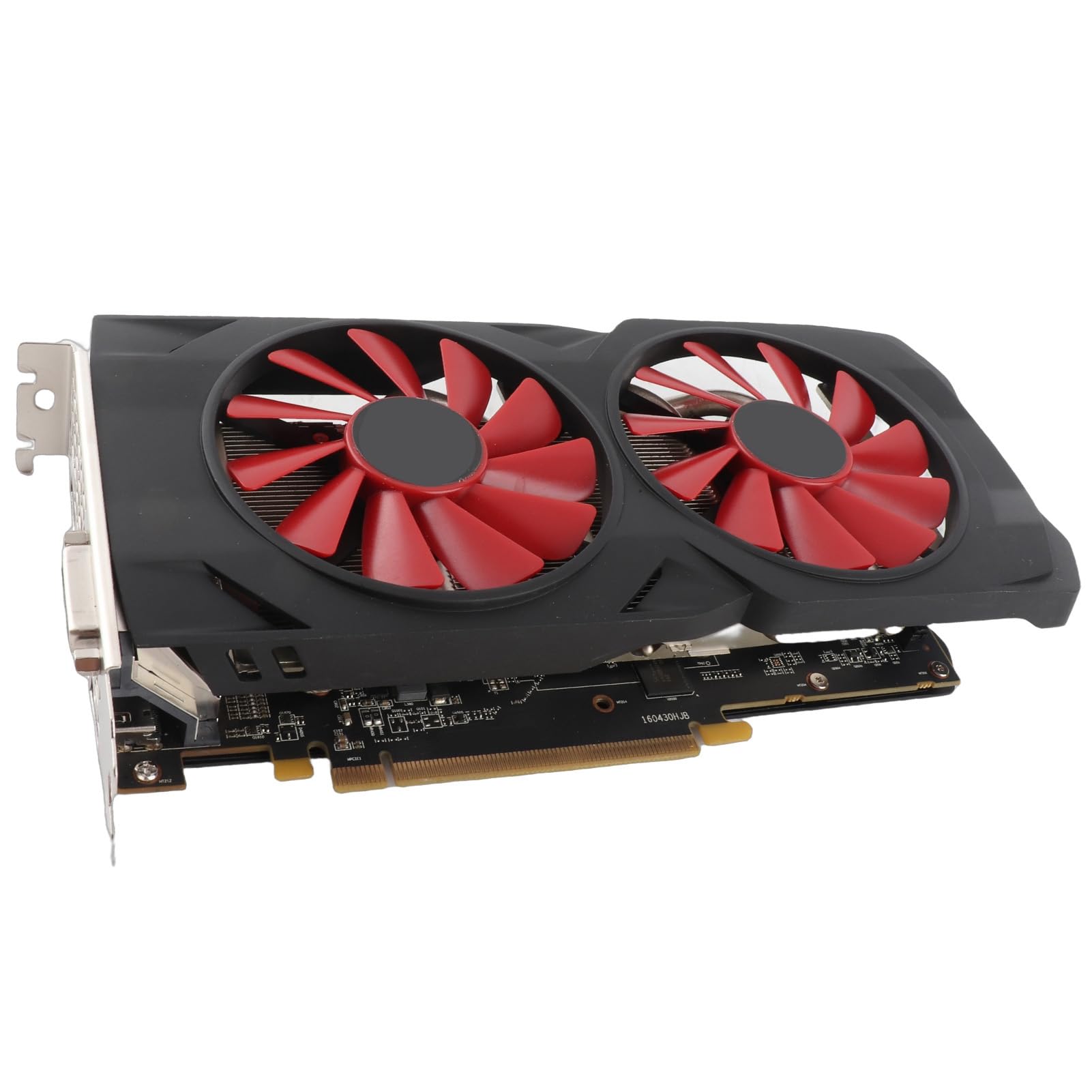 AMD Radeon RX 580 8GB GDDR5 Grafikkarte 256-Bit, 2048SP, mit PCI Express 3.0 x16 Gaming Grafikkarte Dual-Lüfter mit 3X DisplayPort, 1×HD-Multimedia-Schnittstelle für Desktop Computer