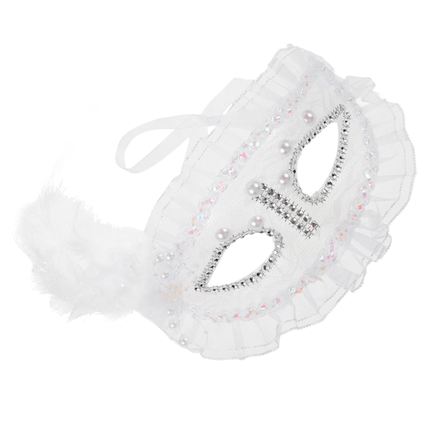 Healeved 3 Pezzi Maschera Halloween con Decorazioni e Maschera per Cosplay e Adatta per Balli e Speciali