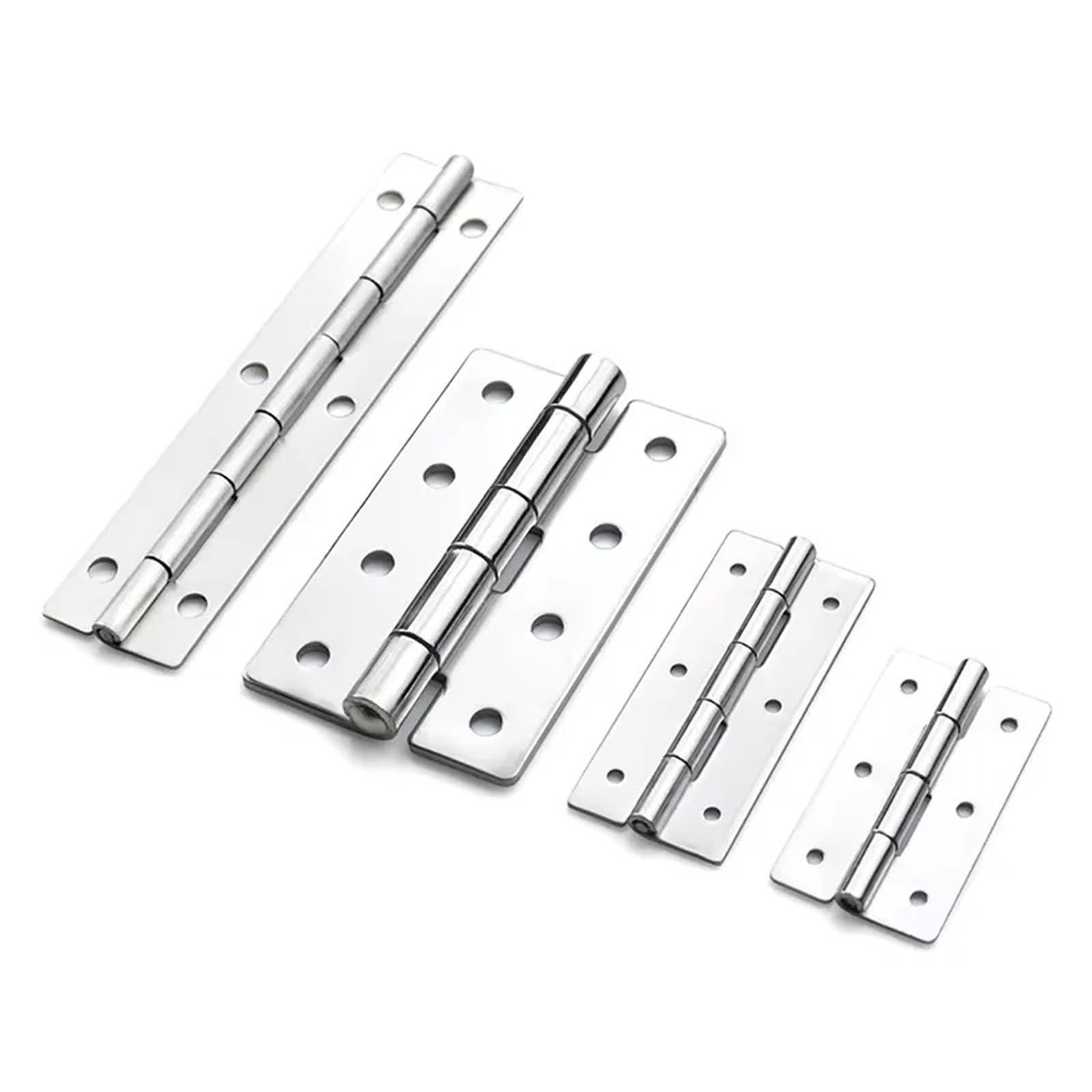 Bisagra de puerta de gabinete de acero inoxidable, bisagra a tope for gabinete marino de barco, 60mm/75mm/100mm/150mm de longitud, 1 Uds.(XK440-60)
