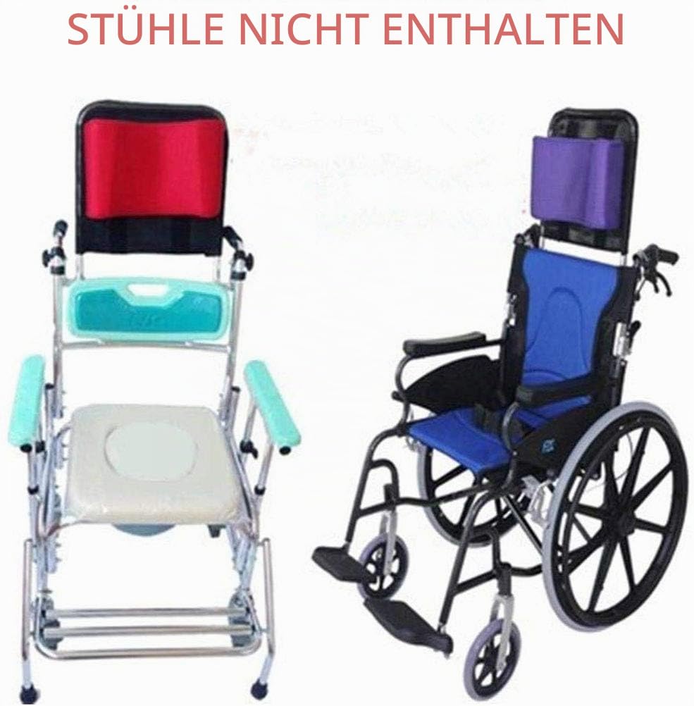 Einstellbare Rollstuhl Kopfstütze Rückenlehne Neck Unterstützung, Komfortable Sitz Zurück Kissen U Typ Kissen, tragbare Neck Rest Kissen Back Extension Kissen für Reise Rollstuhl Zubehör (Schwarz)