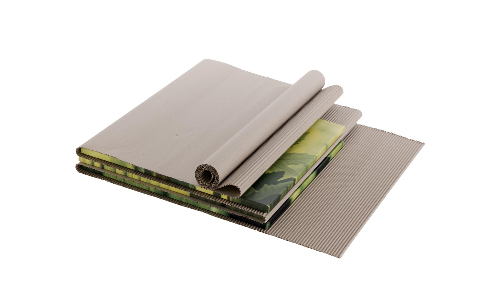 packster 4x Rollenwellpappe Wellpapprolle 50cm 70lfm Braun C-Welle Wellpappe Verpackungsmaterial für sicheren Versand & Lagerung