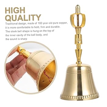 Amazon.co.jp: LIFKICH 1個 ベル 手持ちの 絶妙な鐘 牛馬鈴